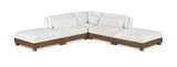 Turin - Chenille Fabric Upholstered Modular Sectional - Cream