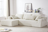 NOUVA 108" Chenille Left Chaise Sectional
