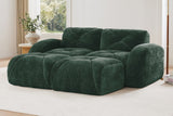 MYLO 80" Loveseat with 2 Ottomans