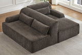 ZELAR 102" Chenille Right Chaise Sofa