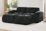 MYLO 80" Loveseat with 2 Ottomans