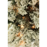2-Ft. Snowy Alpine Tree with Clear Lights