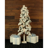 2-Ft. Snowy Alpine Tree with Clear Lights
