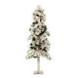 2-Ft. Snowy Alpine Tree with Clear Lights