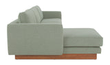Vernon Left Sectional Sage