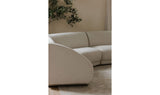 Fraser Wedge Slipper Chair Off White