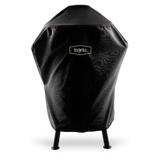 INGRILL Large Smoker Cover – Weather-Resistant Waterproof Black Canvas Cover with Bottom Straps, Secure Outdoor Protection for Barrel Smokers