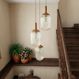 Gala Pendant Lamp - Bronze and Clear