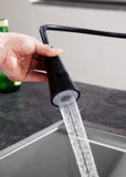 ANZZI Tulip Series 17.72 in.H Single-Handle Pull-Out Sprayer Kitchen Faucet with Brass Material in Oil Rubbed Bronze Finish