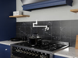 Marca 360-Degree 24 in. Wall Mounted Pot Filler with Dual Swivel
