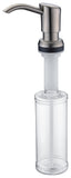 Florence 12 oz. Bottle Soap Dispenser in Brushed Nickel