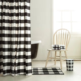Camille Buffalo Check 3PC Towel Set, Black