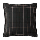 Windowpane Plaid Euro Sham