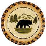 Rustic Bear 16PC Ceramic Dinnerware Set