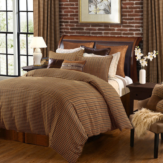 Clifton Woven Twill Plaid Bedding Set