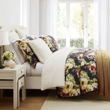 Peony Washed Linen Bedding Set