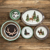 Joshua Melamine Dinner Bowls, Set of 4