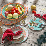 Western Melamine Dinner Bowls, Set of 4