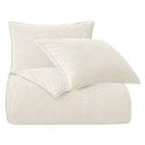 Stonewashed Cotton Canvas Duvet Cover Set