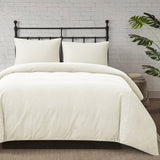 Stonewashed Cotton Canvas Duvet Cover Set