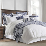 Kavali Floral Jaquard Duvet Cover, Queen