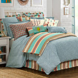 Serape Southwestern Striped Duvet Cover, King