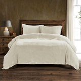Stella Faux Silk Velvet Duvet Cover Set