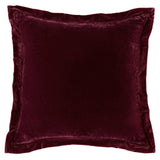 Stella Faux Silk Velvet Flanged Euro Sham