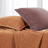 Stonewashed Cotton Canvas Euro Sham