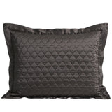High Shine Satin Quatrefoil Quilt Pillow Sham Set
