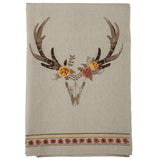 Skull/Floral Bohemian Tea Towel, Set of 5