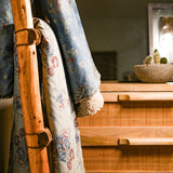 Rosabel Washed Denim Teddy-Backed Throw
