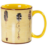 Large Arrow Design Mug, Set of 4