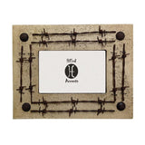 Double Barbwire Picture Frame
