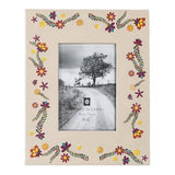 Mexican Floral Ceramic Picture Frame