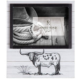 Ranch Life Steer Picture Frame