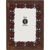 Red Stone Wooden Picture Frame
