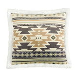 Desert Sage Campfire Sherpa Pillow