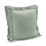 Double Flanged Washed Linen Pillow