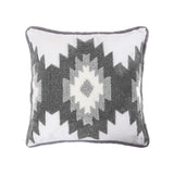 Free Spirit Throw Pillow w/ Crewel Embroidery