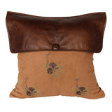 Lodge-Style Pine Cone Envelope Pillow