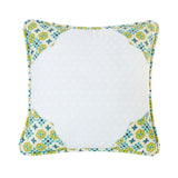 Salado Scalloped Edges Throw Pillow, Floral Medallion