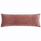 Stonewashed Cotton Canvas Long Lumbar Pillow