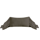 Washed Linen Long Ruffled Pillow
