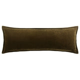 Stella Faux Silk Velvet Long Lumbar Pillow