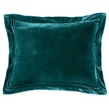 Stella Faux Silk Velvet Flanged Dutch Euro Pillow