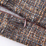 Tweed Buckle Detailed Lumbar Pillow