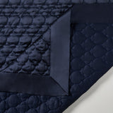 High Shine Satin Quatrefoil Quilt
