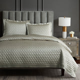 High Shine Satin Quatrefoil Quilt