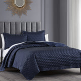 High Shine Satin Quatrefoil Quilt
